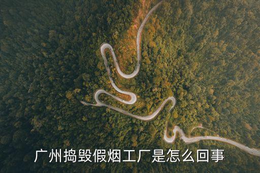 廣州搗毀假煙工廠是怎么回事