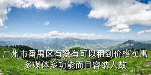 廣州市番禺區(qū)有沒有可以租到價格實(shí)惠多媒體多功能而且容納人數(shù)