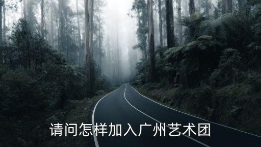 廣州市廣播電視臺藝術團，請問怎樣加入廣州藝術團