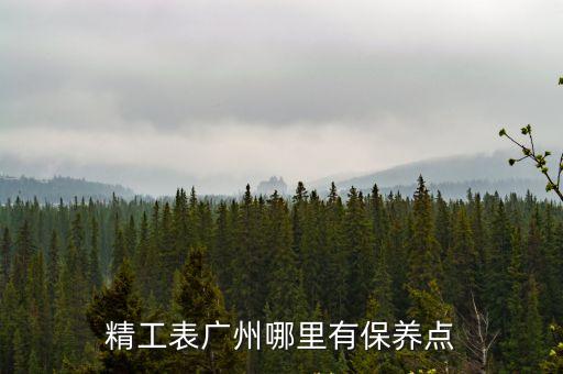 精工表廣州哪里有保養(yǎng)點