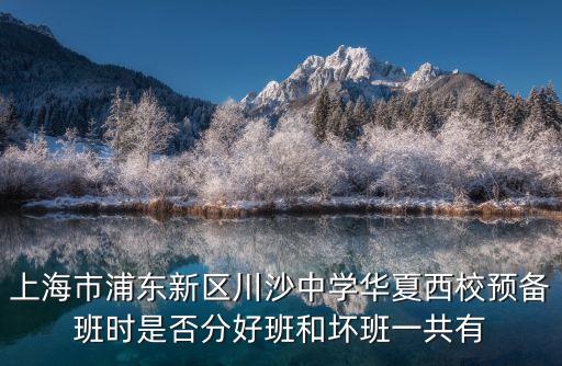 上海市華夏西校吧，上海市浦東新區(qū)川沙中學(xué)華夏西校預(yù)備班時(shí)是否分好班和壞班一共有