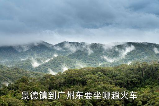 景德鎮(zhèn)到廣州東要坐哪趟火車