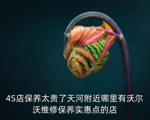 廣州沃爾沃專修店在哪里，4S店保養(yǎng)太貴了天河附近哪里有沃爾沃維修保養(yǎng)實惠點的店
