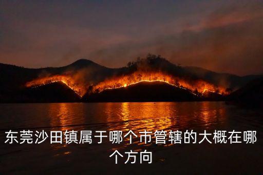 東莞沙田鎮(zhèn)屬于哪個(gè)市管轄的大概在哪個(gè)方向