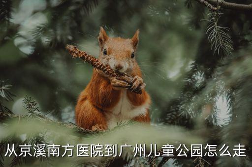 京溪南方醫院到廣州市兒童醫院，從京溪南方醫院到廣州兒童公園怎么走