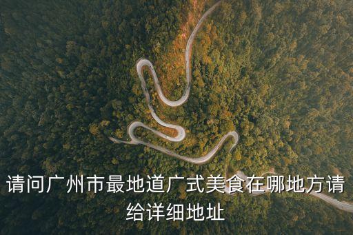 廣州哪里的巷子好吃，廣州哪個地方多特色小吃的