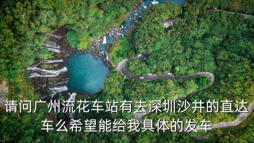 廣州到深圳沙井汽車站有幾個(gè)車，請問廣州流花車站有去深圳沙井的直達(dá)車么希望能給我具體的發(fā)車