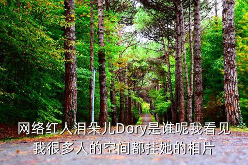 網(wǎng)絡(luò)紅人淚朵兒Dory是誰呢我看見我很多人的空間都掛她的相片