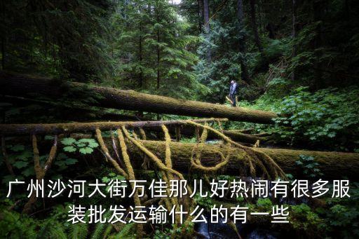 廣州沙河萬佳尾貨市場，廣州沙河尾貨市場在哪條街哪條路