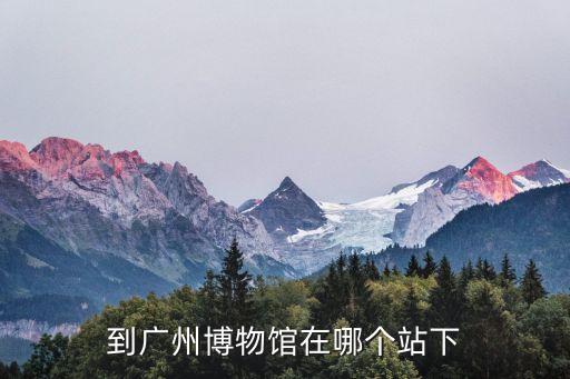 到廣州博物館在哪個站下