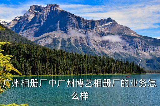 廣州博藝文化傳媒公司怎么樣，廣州相冊廠中廣州博藝相冊廠的業務怎么樣