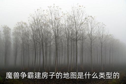 魔獸爭霸建房子的地圖是什么類型的