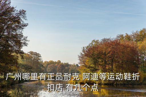 廣州正品運動鞋折扣最大的地方，廣州哪里有正品耐克 阿迪等運動鞋折扣店 有幾個點