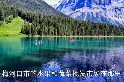 梅河口市的水果和蔬菜批發市場在那里