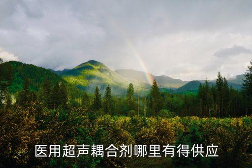 醫(yī)用超聲耦合劑哪里有得供應(yīng)