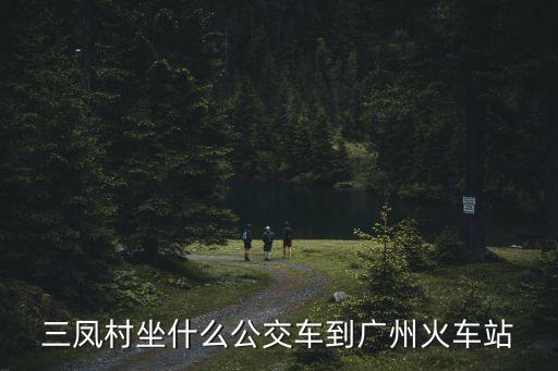 廣州火車站到三鳳村，去花都區花東鎮三鳳村做什么車可以到