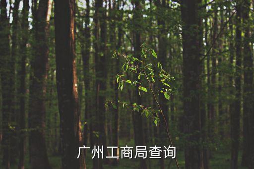 廣州工商局查詢