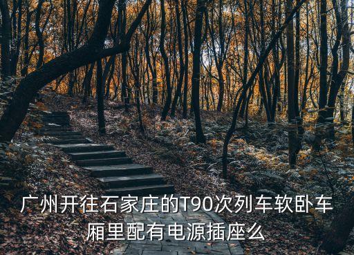 廣州到石泉火車臥鋪怎么充電，廣州開往石家莊的T90次列車軟臥車廂里配有電源插座么