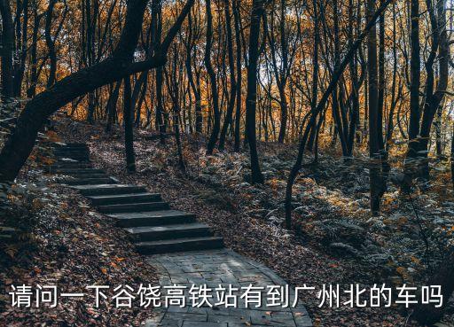 請問一下谷饒高鐵站有到廣州北的車嗎