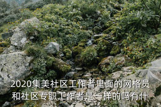 2020集美社區工作者里面的網格員和社區專職工作者是一樣的嗎有什