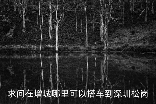 求問在增城哪里可以搭車到深圳松崗