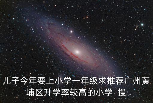 兒子今年要上小學一年級求推薦廣州黃埔區升學率較高的小學  搜