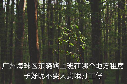 廣州東曉南樓區(qū)哪里最好，廣州海珠區(qū)哪里的兒童攝影比較好我在東曉南住