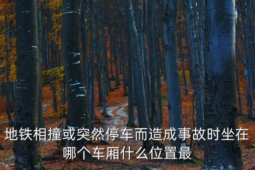 地鐵相撞或突然停車而造成事故時(shí)坐在哪個(gè)車廂什么位置最
