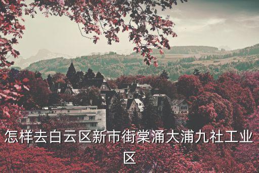 廣州市大埔九社拆遷，廣州市白云區(qū)新市大埔九社工業(yè)區(qū)屬于哪個(gè)派出所