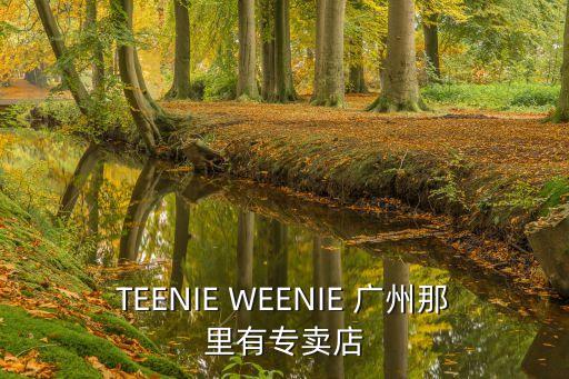TEENIE WEENIE 廣州那里有專賣店