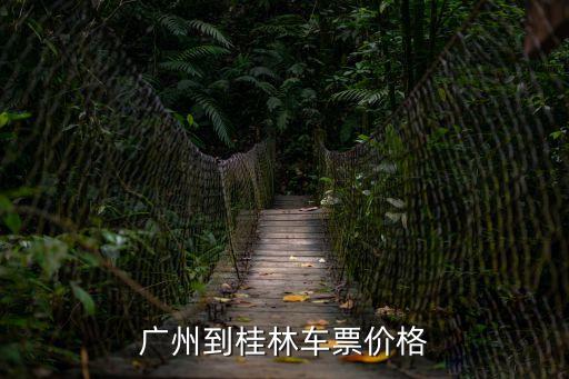 廣州到桂林北站票價多少，廣州到桂林車票價格