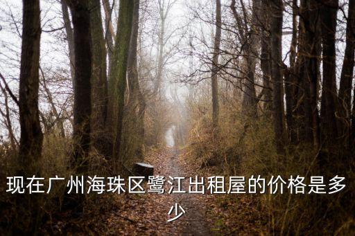 現(xiàn)在廣州海珠區(qū)鷺江出租屋的價(jià)格是多少