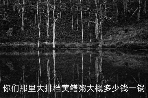 你們那里大排檔黃鱔粥大概多少錢一鍋