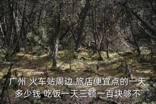 廣州 火車站周邊 旅店便宜點的一天多少錢 吃飯一天三頓一百塊夠不
