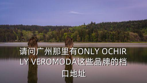 請(qǐng)問(wèn)廣州那里有ONLY OCHIRLY VEROMODA這些品牌的檔口地址