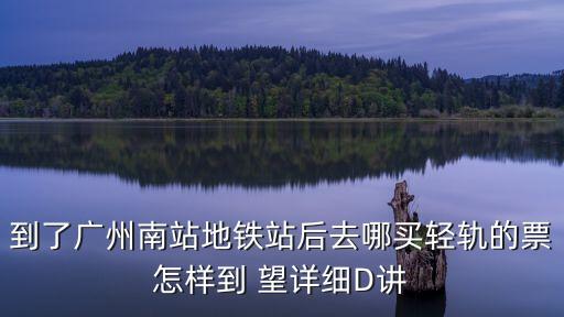 廣州南站到獅嶺輕軌怎么買(mǎi)票，廣州南站的輕軌可以網(wǎng)上訂票嗎什么網(wǎng)站