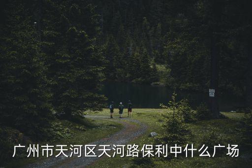 保利在廣州布局兩大購物中心，廣州市天河區天河路保利中什么廣場