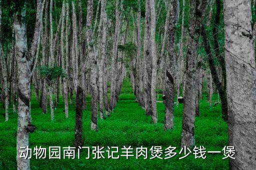 動物園南門張記羊肉煲多少錢一煲