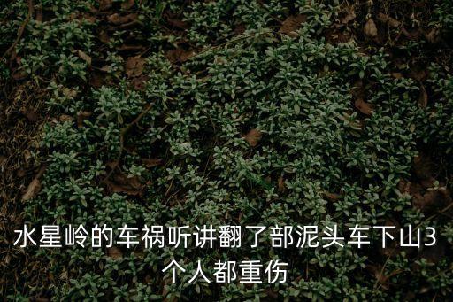 水星嶺的車(chē)禍聽(tīng)講翻了部泥頭車(chē)下山3個(gè)人都重傷