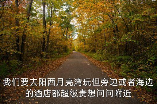 我們要去陽(yáng)西月亮灣玩但旁邊或者海邊的酒店都超級(jí)貴想問(wèn)問(wèn)附近