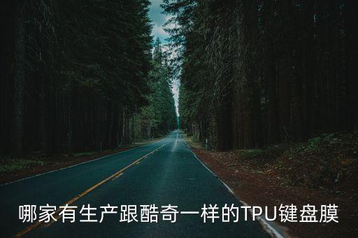 哪家有生產跟酷奇一樣的TPU鍵盤膜