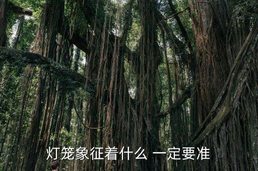 燈籠象征著什么 一定要準