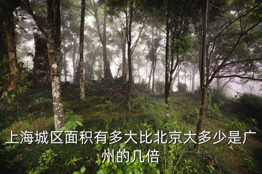 上海市面積與北京市面積，上海大還是北京大