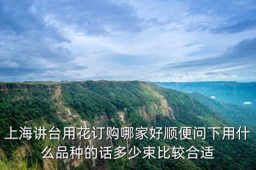 上海市領導開會用什么花裝飾好，上海講臺用花訂購哪家好順便問下用什么品種的話多少束比較合適