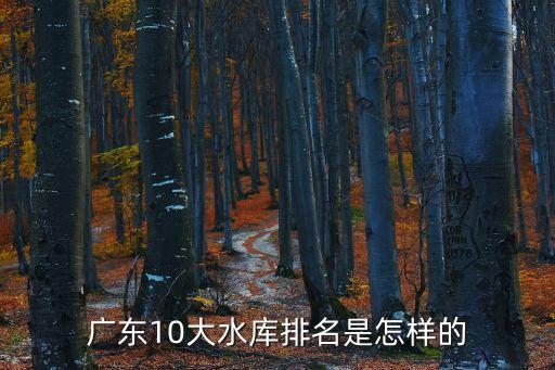 廣東10大水庫(kù)排名是怎樣的