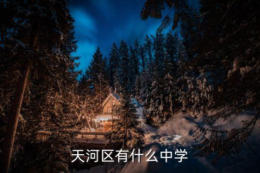 廣州天河區公立中學一覽表，天河區有什么中學