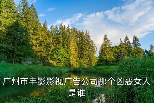 廣州市豐影影視廣告公司那個兇惡女人是誰