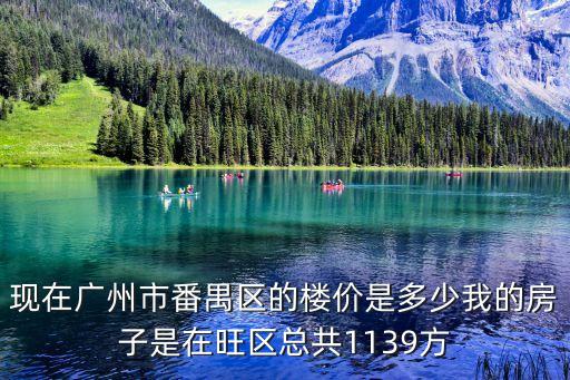 現(xiàn)在廣州市番禺區(qū)的樓價是多少我的房子是在旺區(qū)總共1139方
