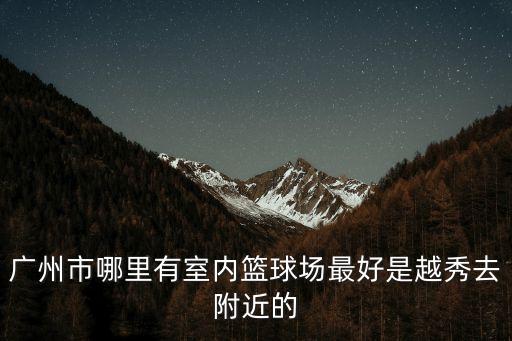 廣州市哪里有室內(nèi)籃球場(chǎng)最好是越秀去附近的