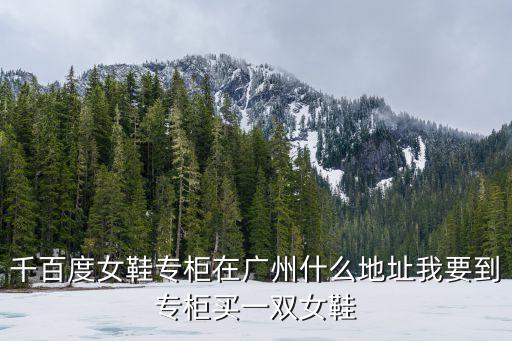 千百度女鞋專柜在廣州什么地址我要到專柜買一雙女鞋